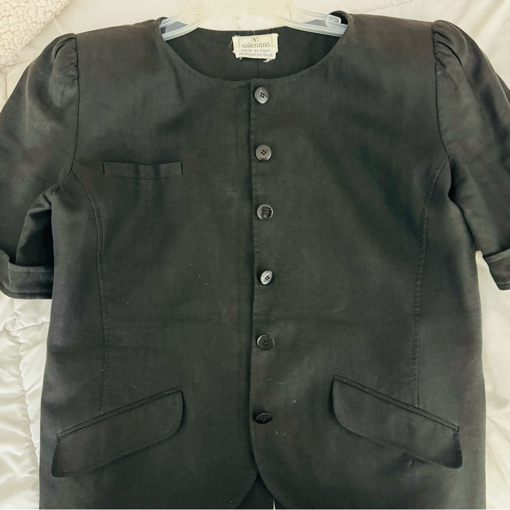 Valentino Womens black top